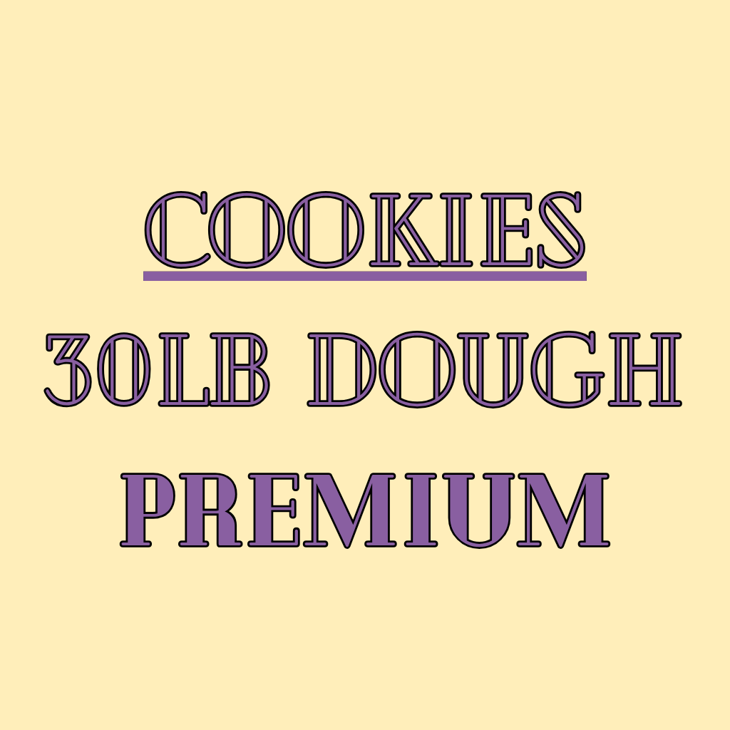 Wholesale - Cookie Dough - Unbaked - Premium - 30lbs