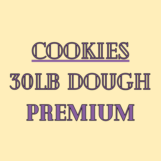 Wholesale - Cookie Dough - Unbaked - Premium - 30lbs
