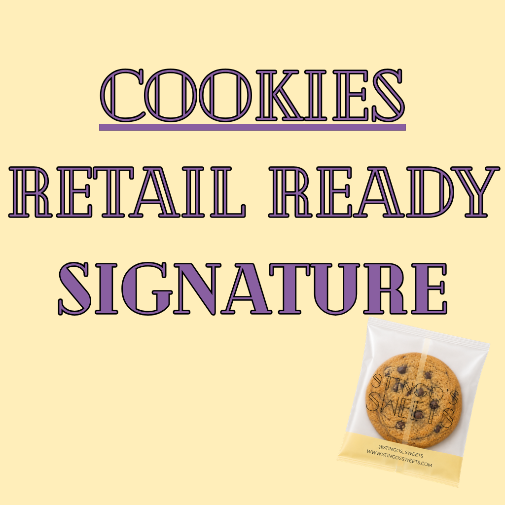 Wholesale - Cookies - Retail Ready - 100g (3.5") - Signature