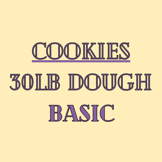 Wholesale - Cookie Dough - Unbaked - Basic - 30lbs