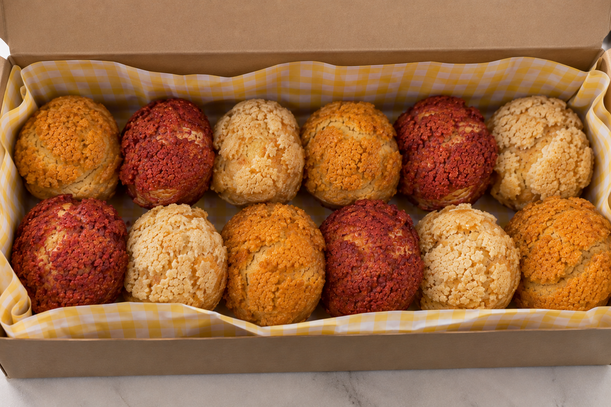 Assorted Crème Puffs | 12-Pack