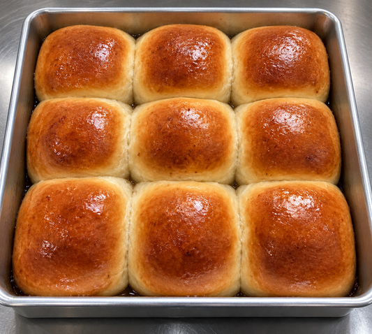 Salted Honey Brioche Rolls | 9-Pack
