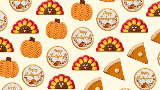Thanksgiving Decorated Sugar Cookie Assortment